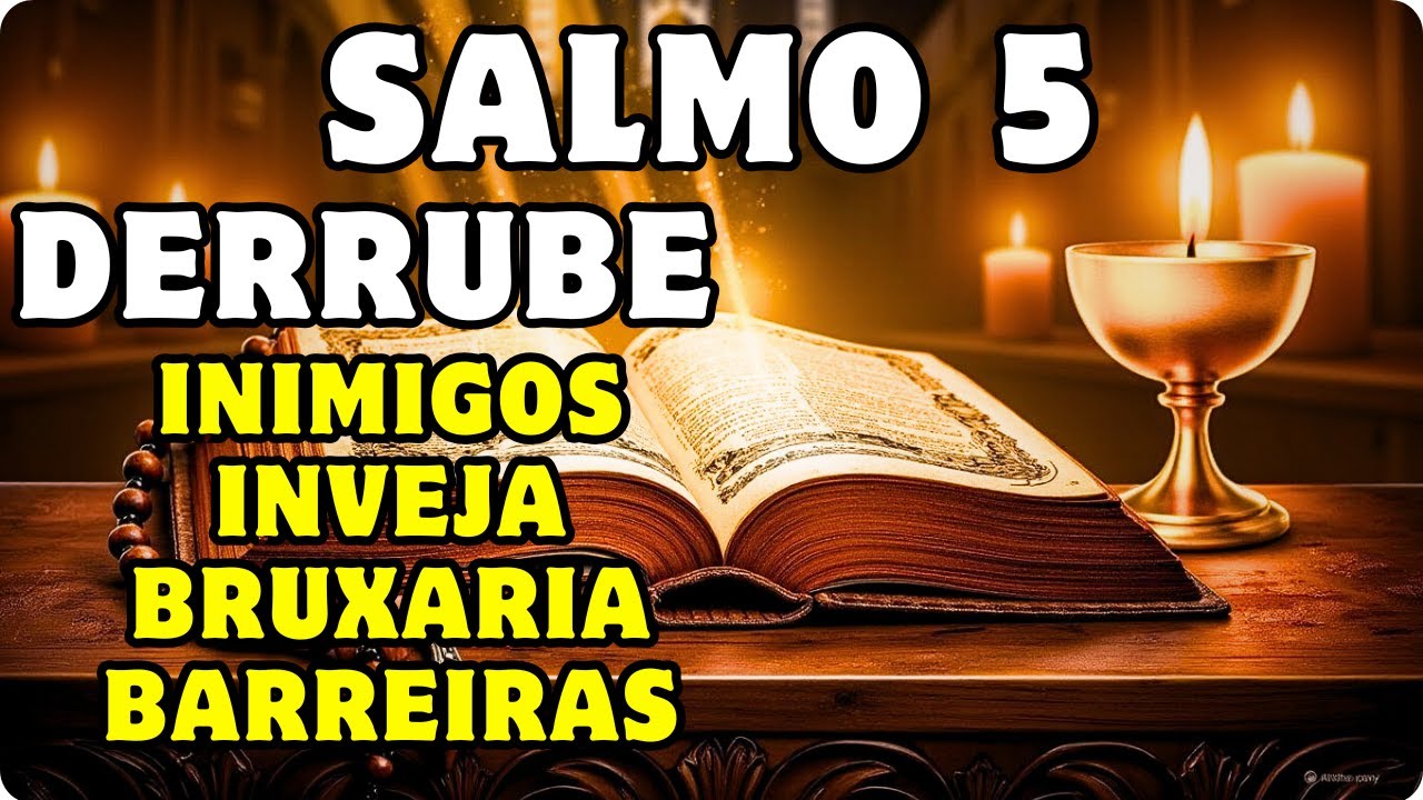 Salmo 5 &ndash; Derrube Inimigos, Inveja, Bruxaria E Barreiras E Alcan&ccedil;e A Vida De Paz E Prosperidade