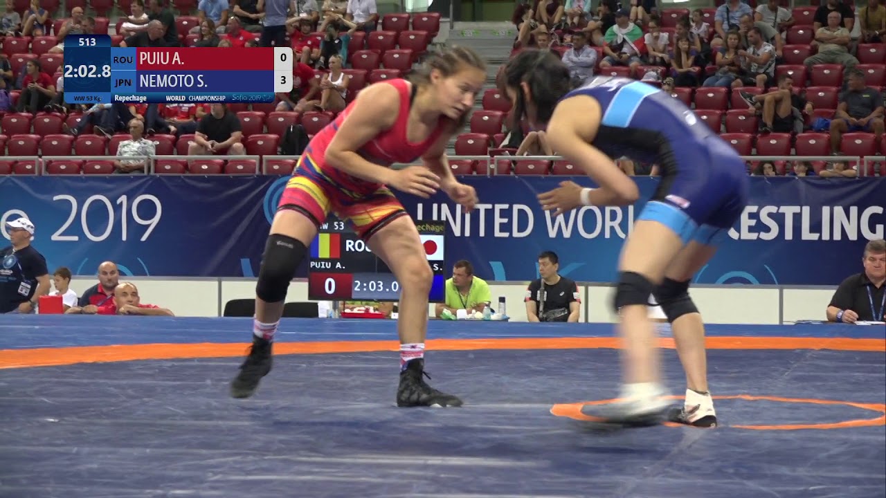 Repechage WW - 53 kg: A. PUIU (ROU) v. S. NEMOTO (JPN)