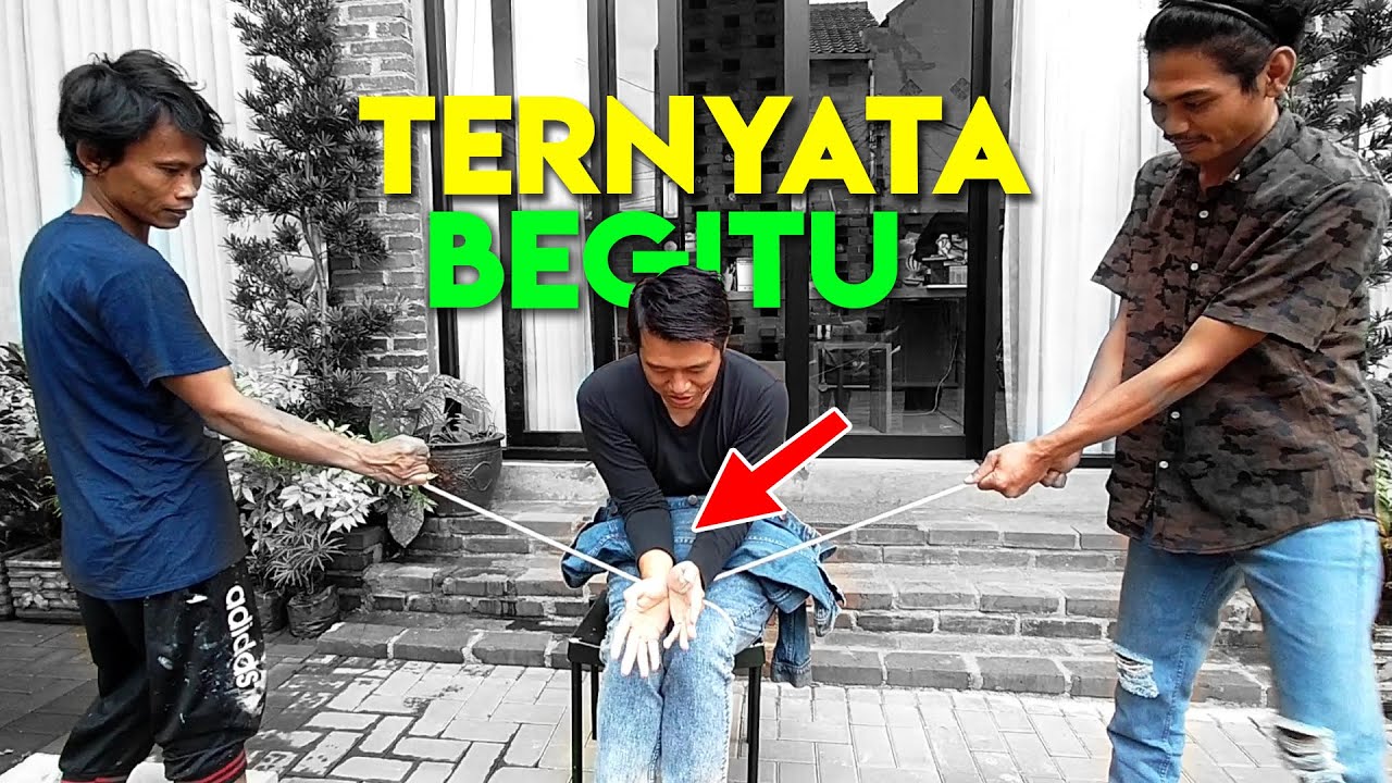RAHASIA TRIK SULAP MELOLOSKAN DIRI 1 DETIK LEPAS !