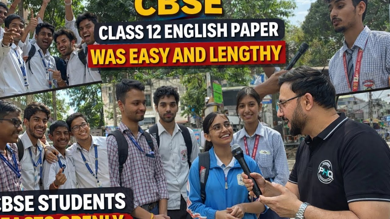 Cbse Class 12 English Paper Was Easy and Lengthy, Cbse Students Reacts Openly 