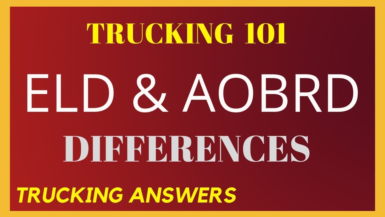 What is the difference between AOBRD and ELD | Trucking Answers