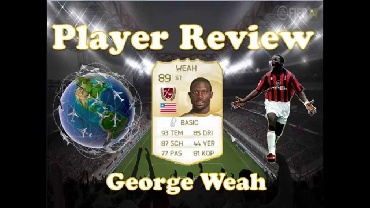 Fifa15 - George Weah (Legend) - Player Review (german)
