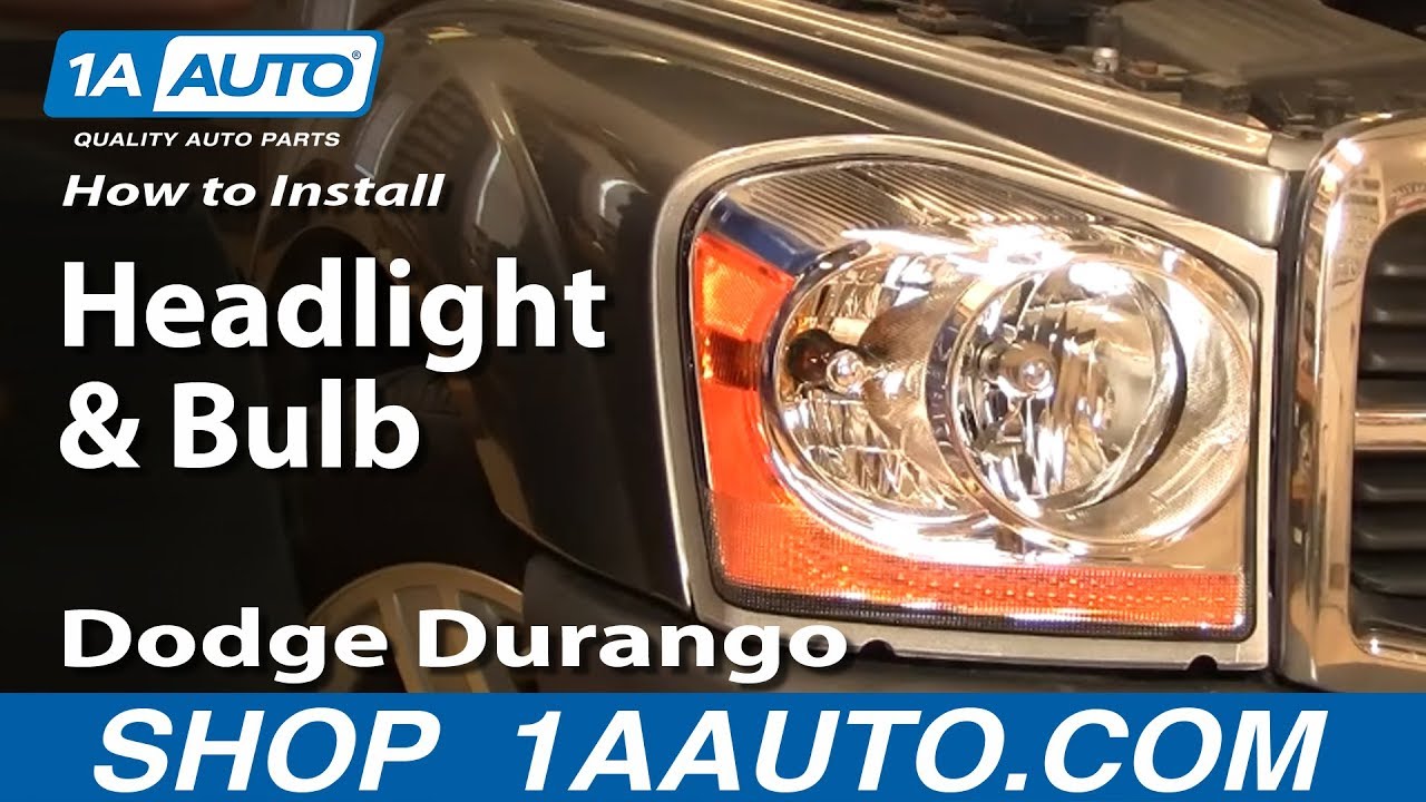 Как заменить фару на Dodge Durango 04-05