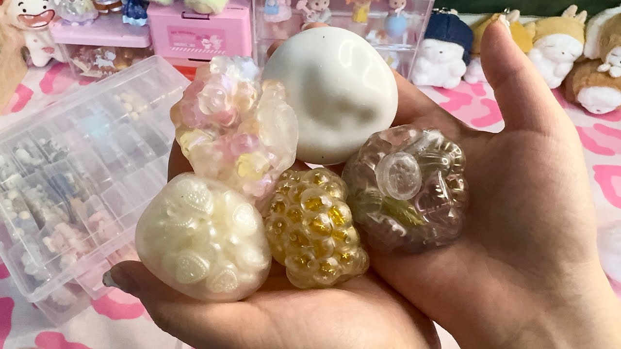 직접 만든 말랑이 솔직 평가하기✨/Oddly Satisfying DIY Stress Balls