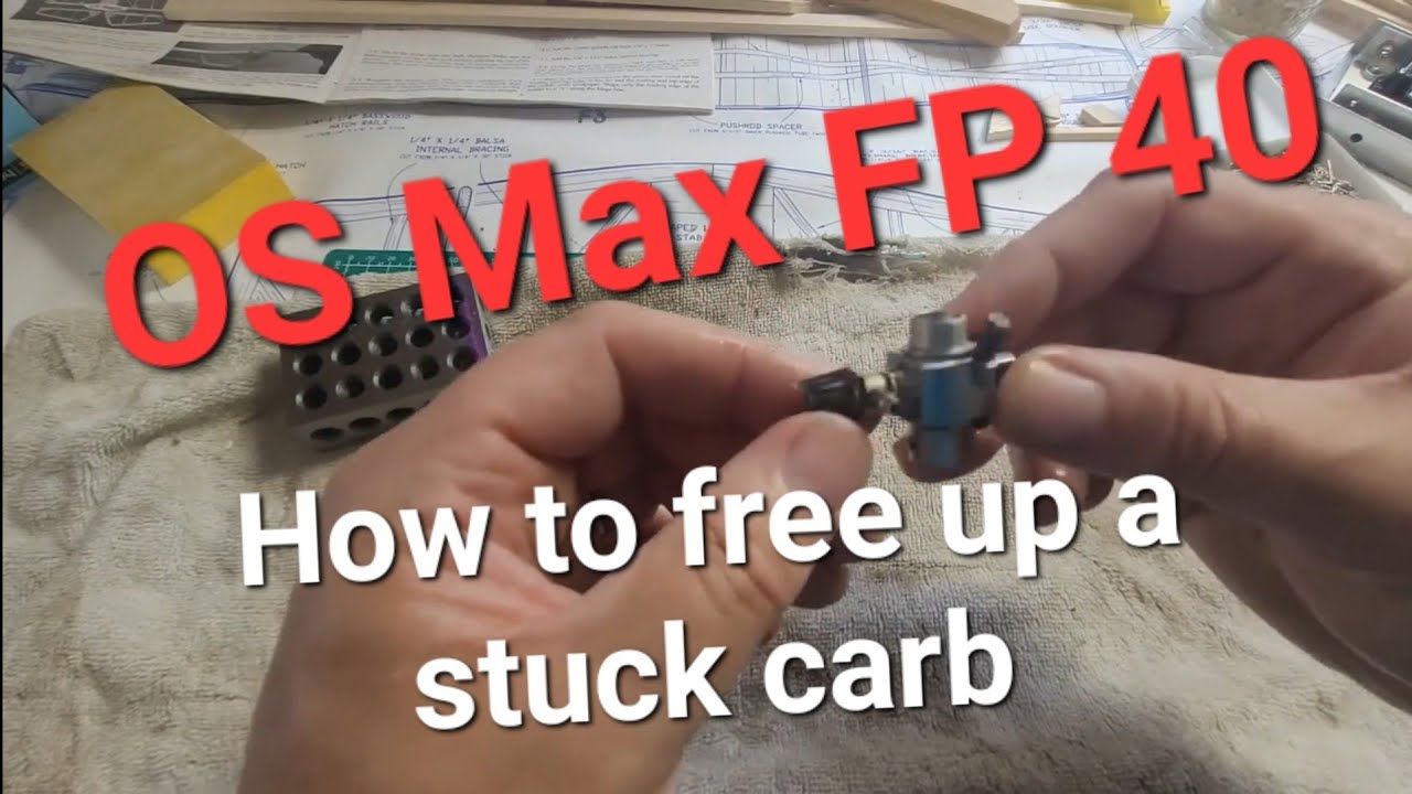 Freeing Up A Stuck Glow Engine Carb - OS Max FP 40