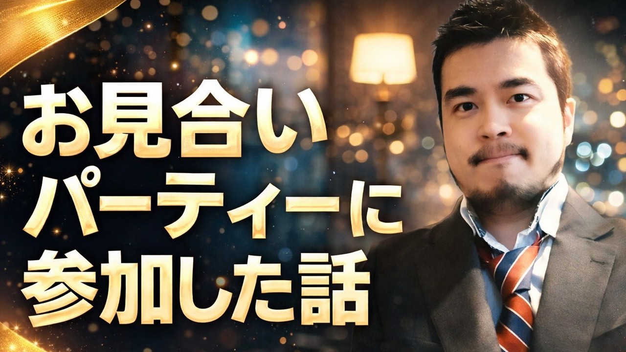 お見合いパーティーに参加した話
