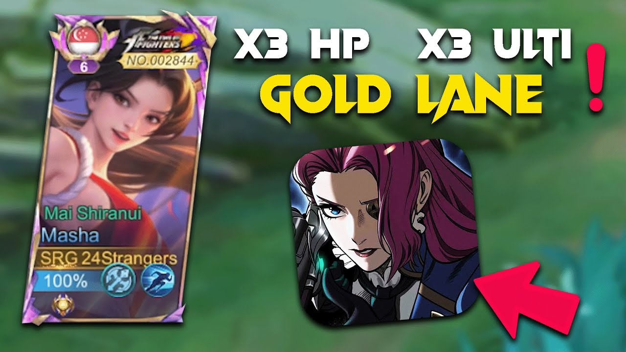 WHY X3 LAYER HP MASHA IS INSANE IN GOLD LANE!