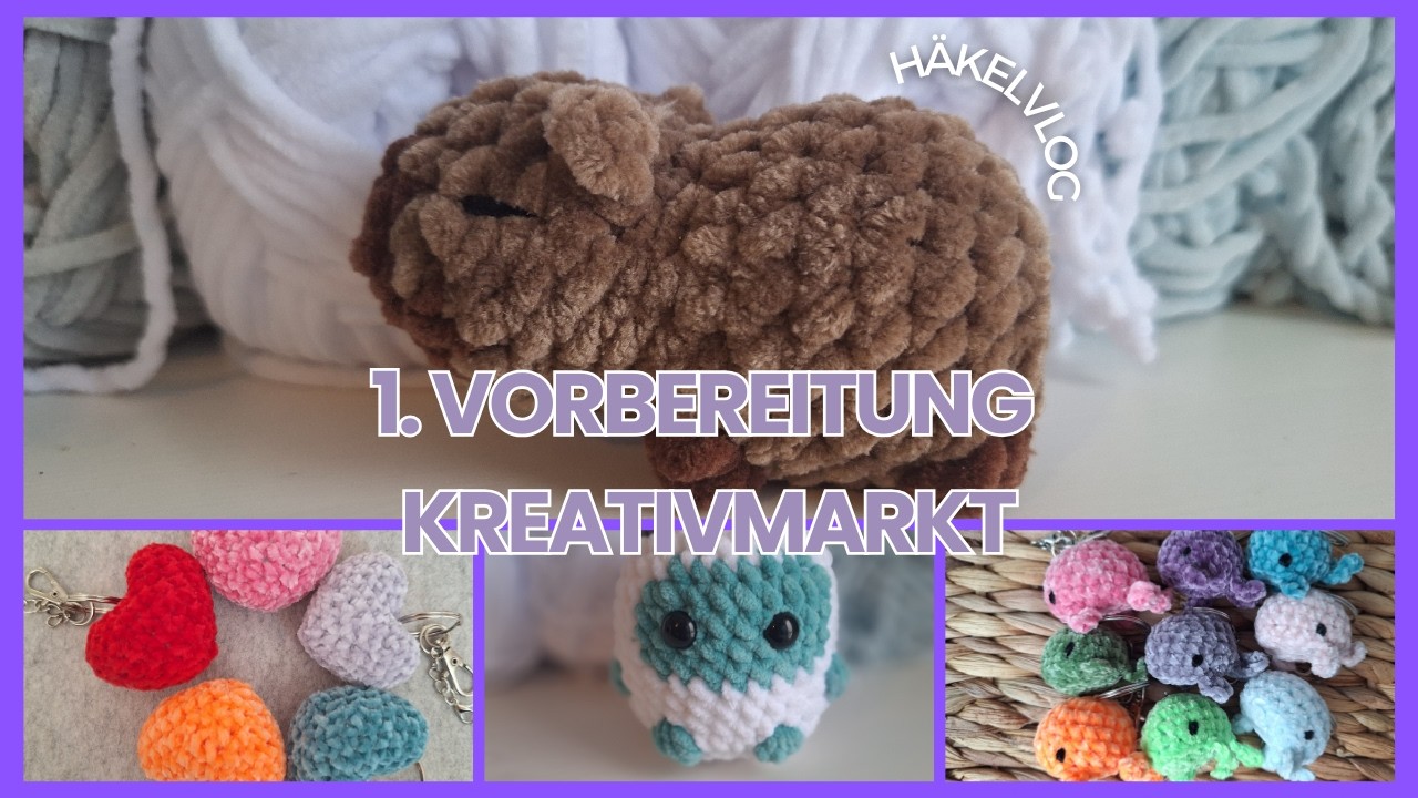 Von 0 auf 250: Diese Kuscheltiere häkel ich für den Kreativmarkt | Inventar aufstocken | Teil 1 /1