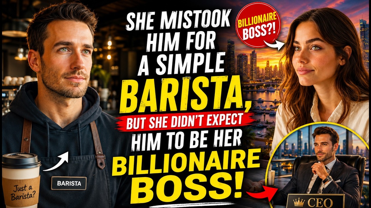 SHE MISTOOK HIM FOR A SIMPLE BARISTA, BUT SHE DIDN’T EXPECT HIM TO BE HER BILLIONAIRE BOSS