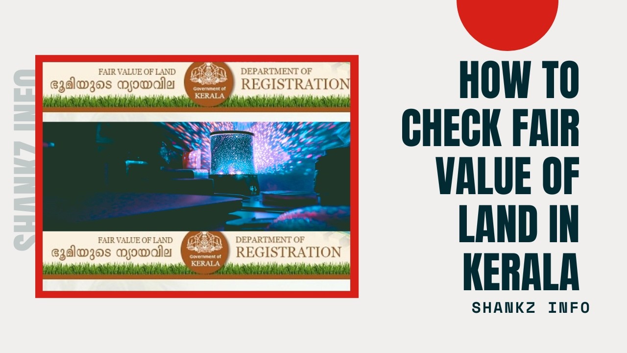 How to check the fair value of land in Kerala