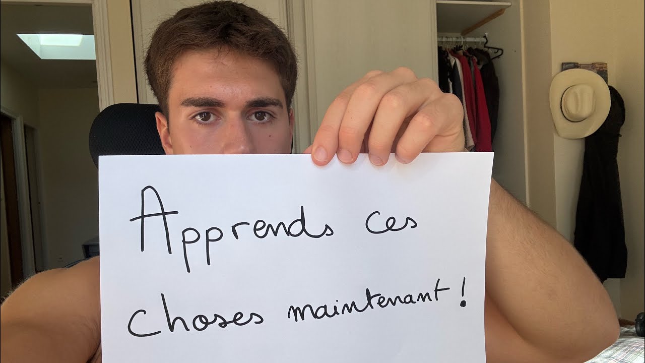 4 COMPÉTENCES Que Tous Les Jeunes Hommes Devraient AVOIR !!