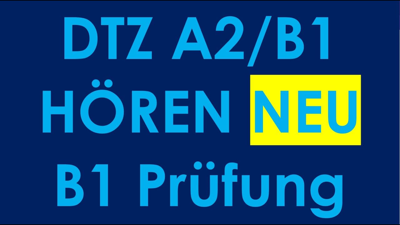 DTZ B1 Hören, Prüfung B1 Neu #dtz #dtzb1 #dtzhören #dtzb1 #gastdtz #gastb1 #b1hören #hörenb1