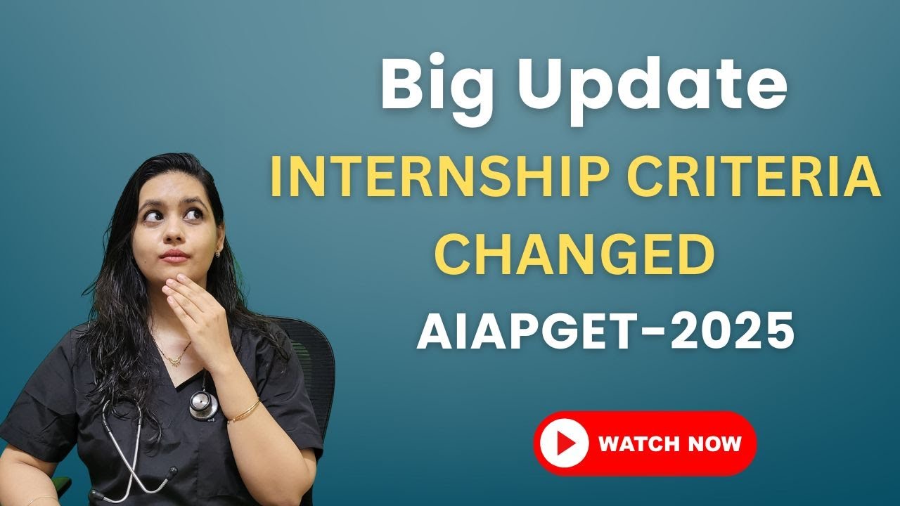 BIG UPDATE ! AIAPGET 2025 Internship End Date Eligibility Out Now| Check If You&rsquo;re Eligible #aiapget