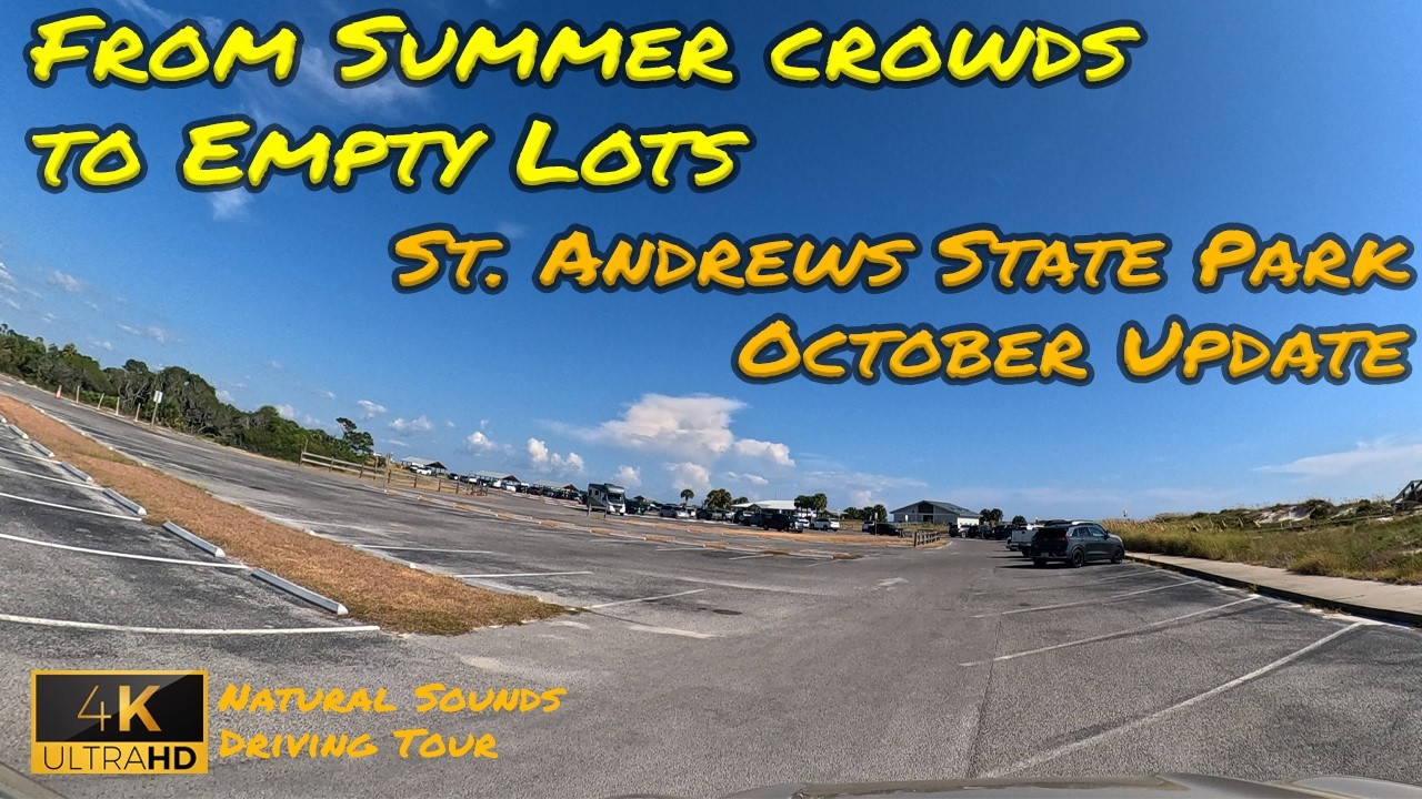 [4K DRIVE] St. Andrews State Park October 2025 Construction Update | Empty Lots & New Changes