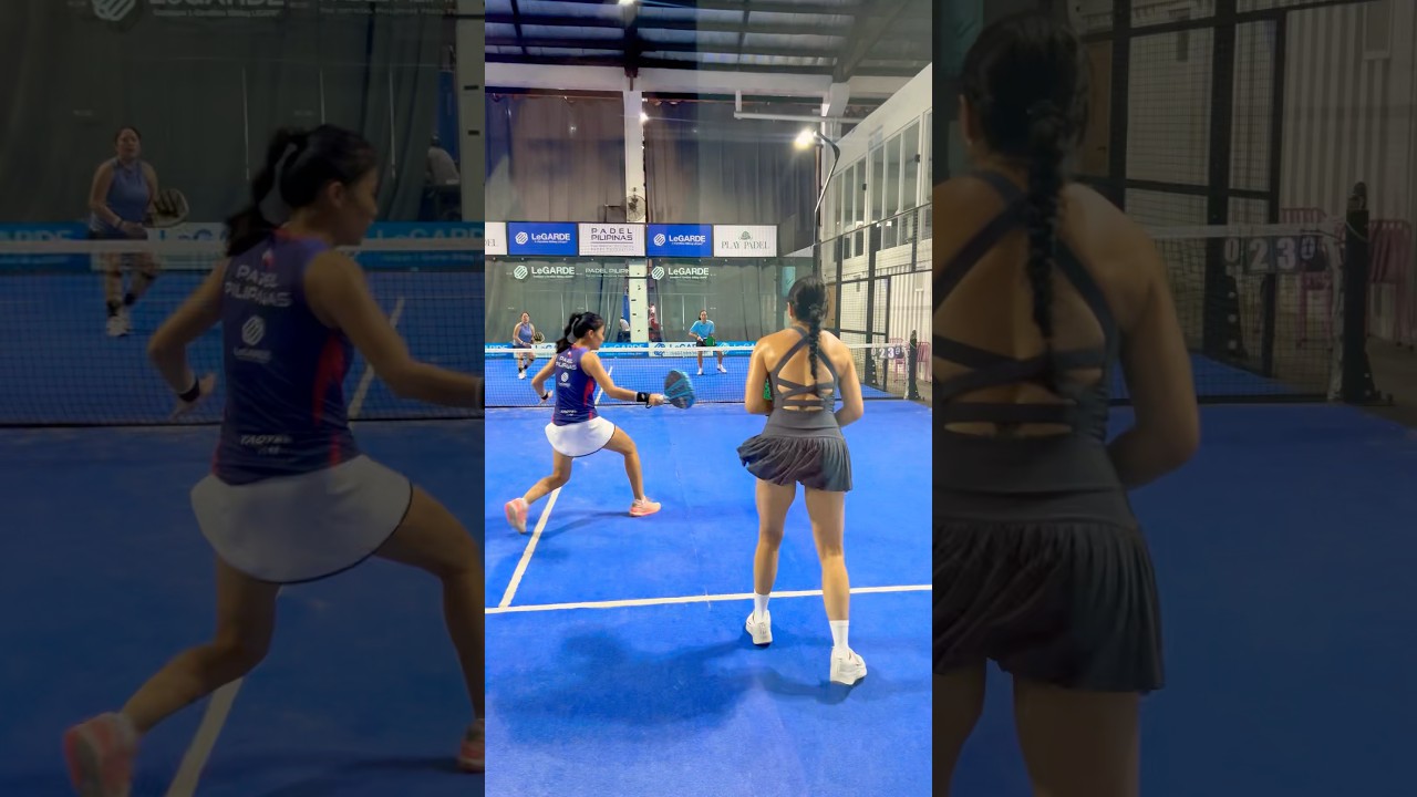 Women&rsquo;s Intermediate Play with a Pro. #padel #padelrally