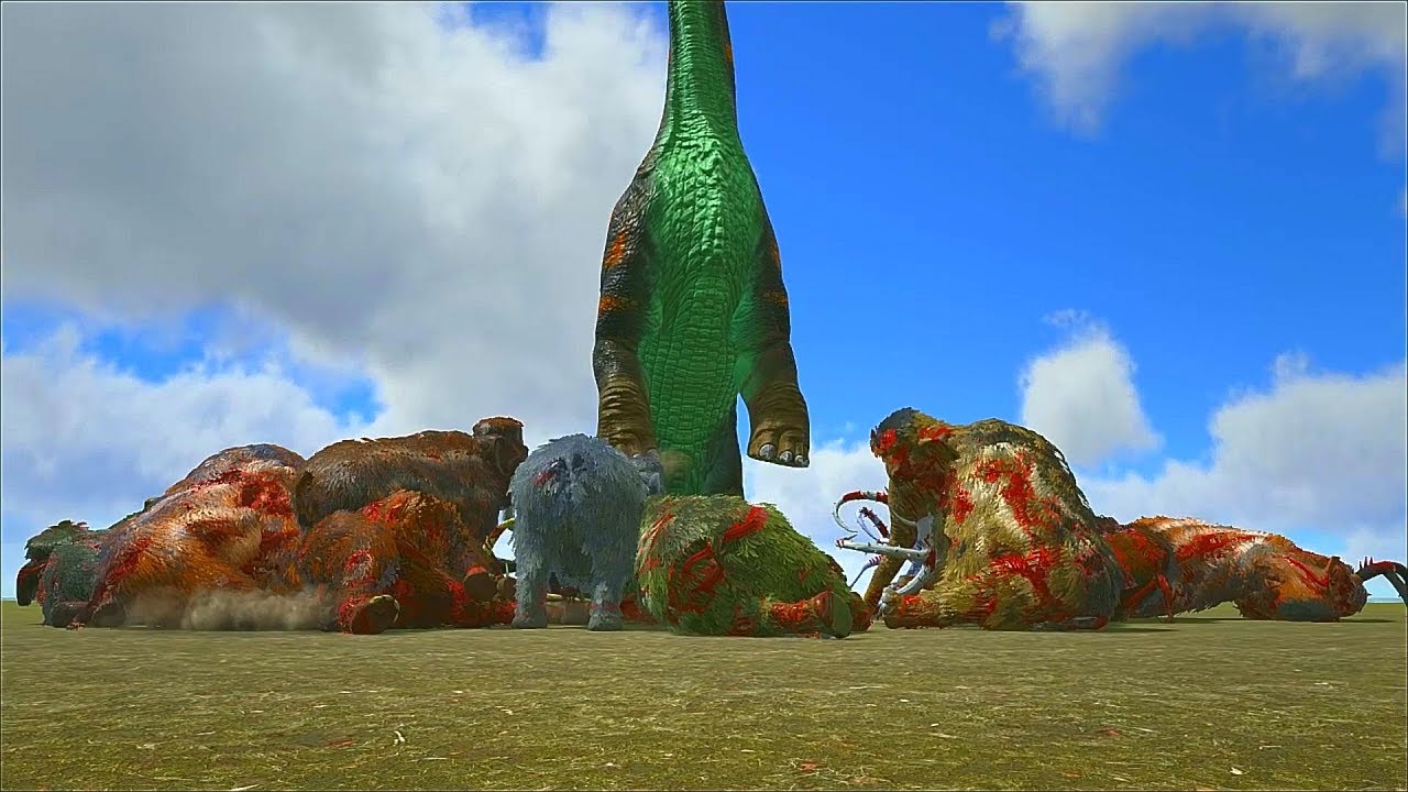 Ark Survival - BRACHIOSAURUS STOMP KILLS [Ep.414]