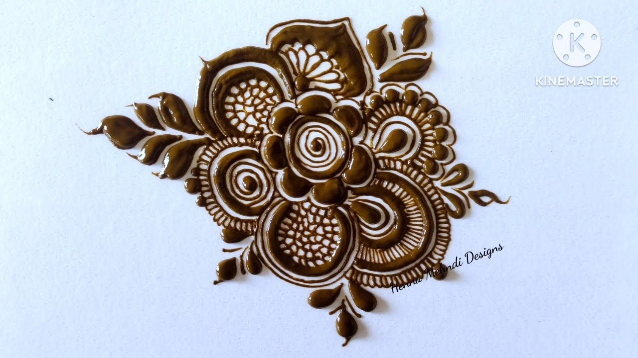 Bharwa mehndi design | Mehandi bunch | भरवा मेहंदी डिजाइन | Khafif mehndi design |Mehndi design new 