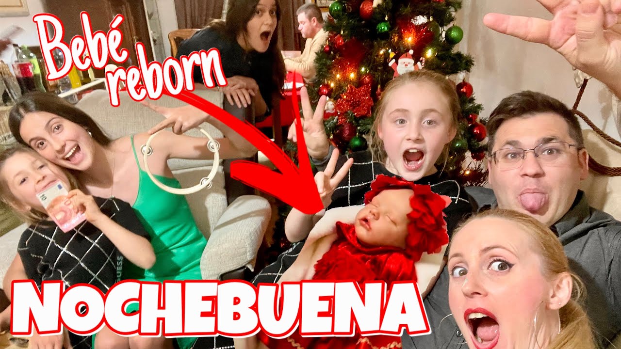 RUTINA de NAVIDAD EN FAMILIA 🎄 con BEBE REBORN - Familia Panda