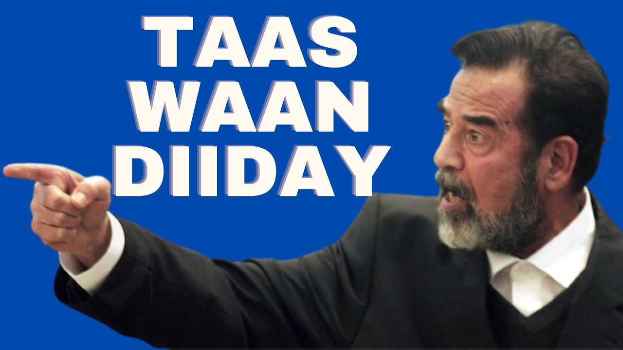 SHURUUDII SADAAM XUSEEN KA DIIDAY MAREYKANKA EE NOLASHIISA GALAAFAY