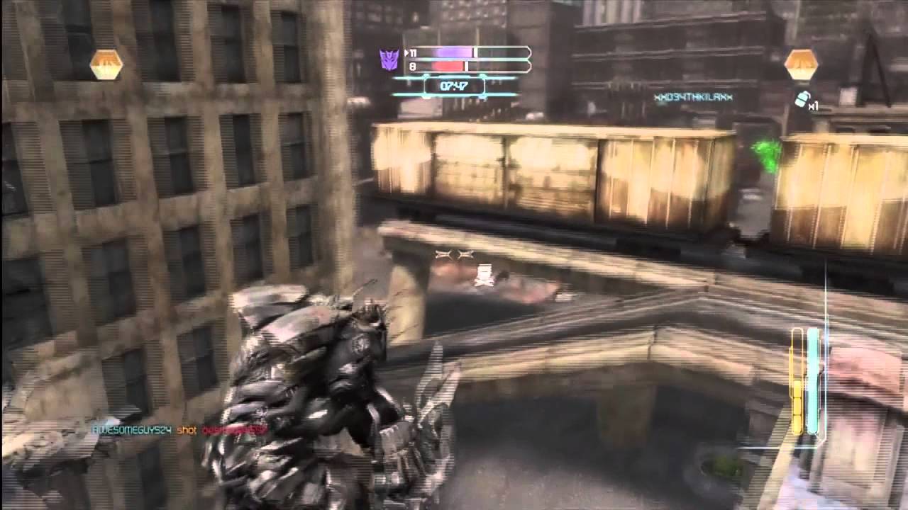 Transformers Dark of the Moon - Multiplayer Gameplay Commentary - Megatron Warrior Class