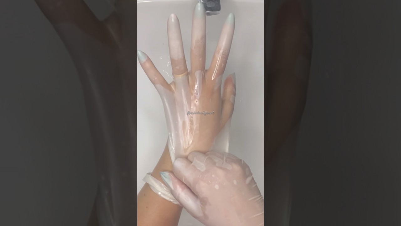 Water vs Oil in Gloves&hellip; Which Sounds Better? 💧🛢️ ASMR