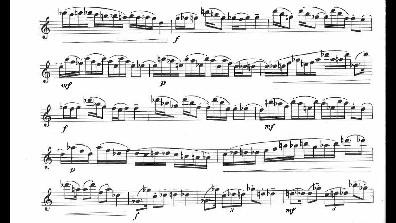 Peter Mieg – Canto Lirico and Danza Cortigiana for English Horn (1970) [Score-Video]