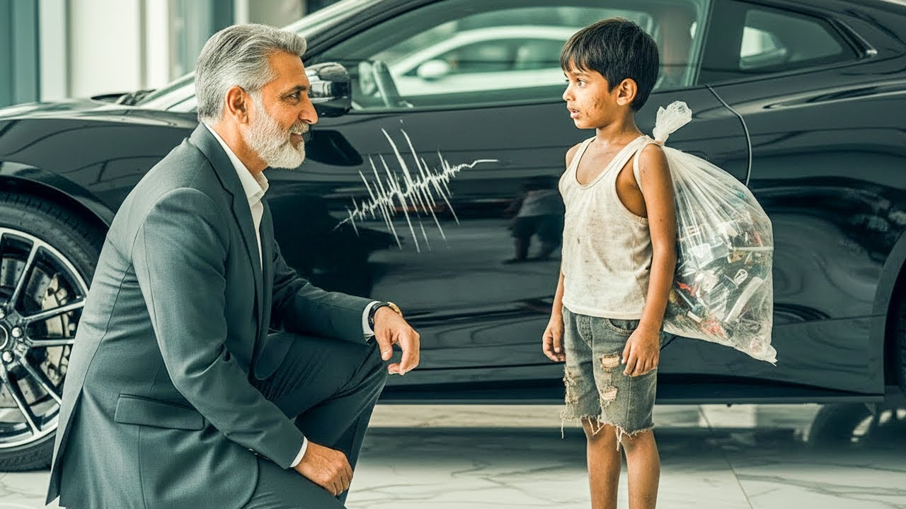 कचरा उठाने वाले बच्चे ने 10 करोड़ की कार पर स्क्रैच मारा... फिर मालिक ने जो किया... 😲