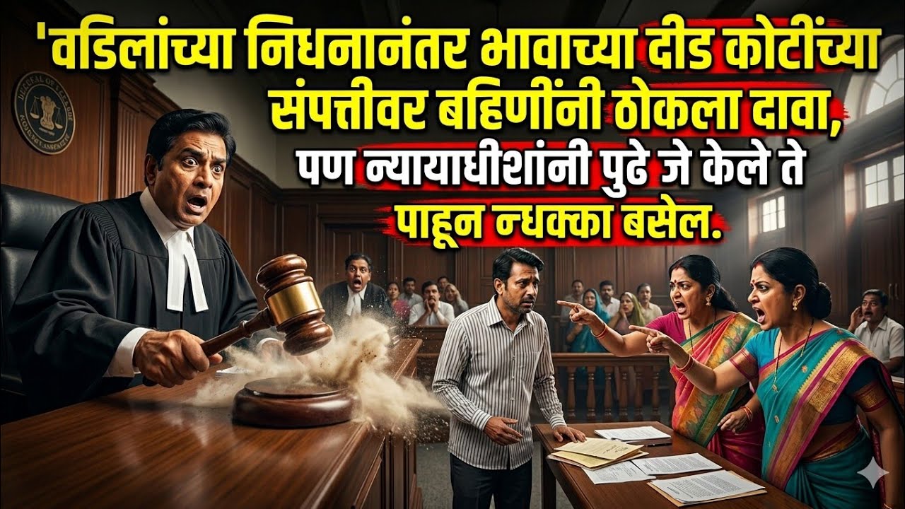 वडिलांच्या निधनानंतर भावाच्या दीड कोटींच्या संपत्तीवर बहिणींनी ठोकला दावा, पण न्यायाधीशांनी पुढे...