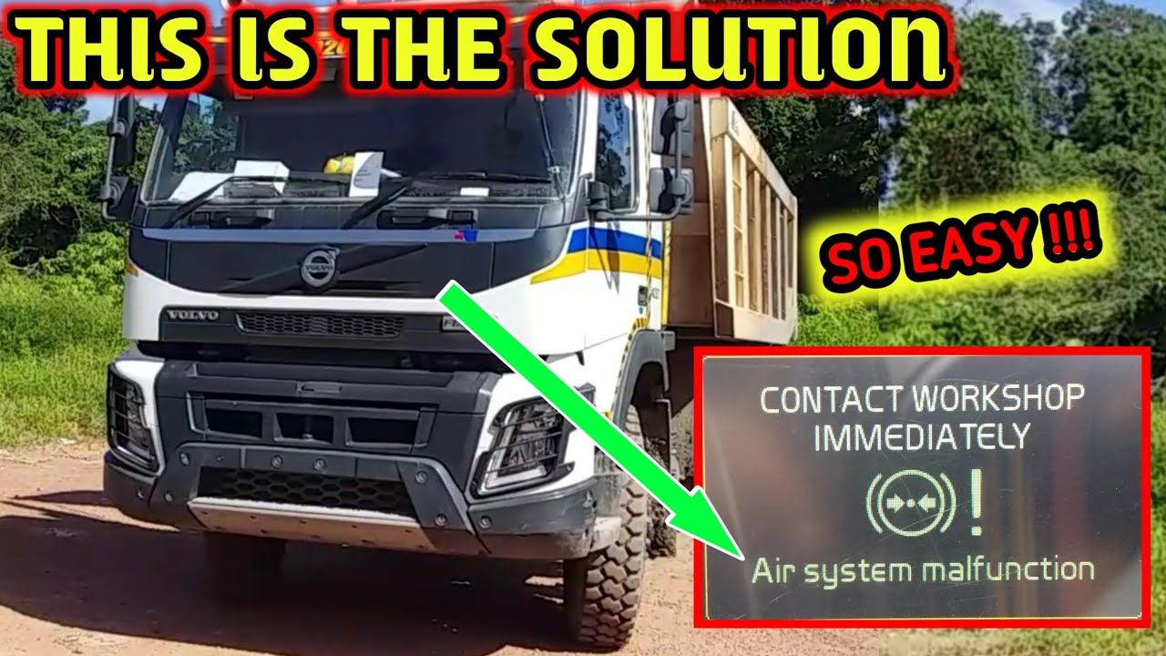 Mudah sekali !! Troubleshooting Air Brake Malfunction pada volvo truck fmx 400