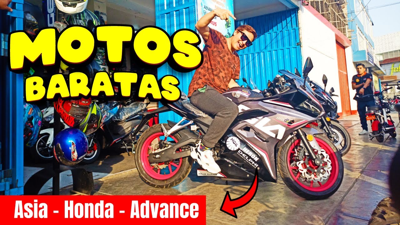 🥇 MOTOS BARATAS EN PERÚ ✅ Te muestro las Asia y Advance