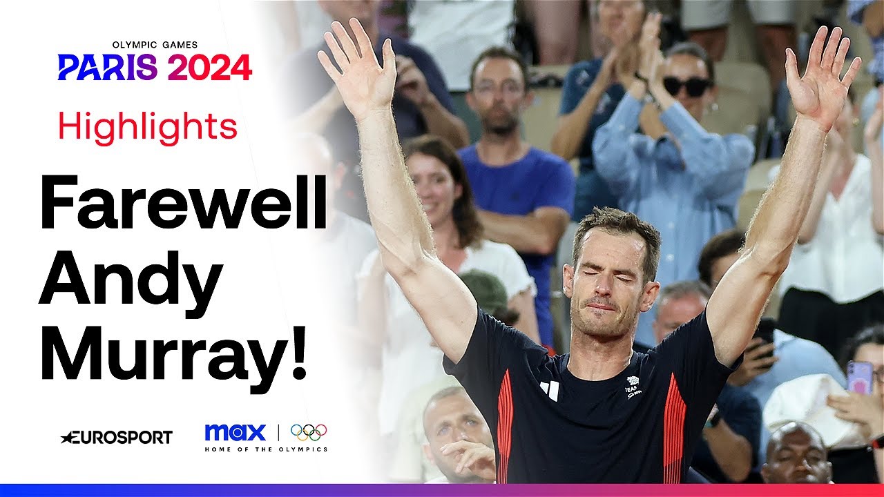 End of an era - Andy Murray's career ends at the Paris 2024 Olympics 💔 | #Paris2024 #Olympics