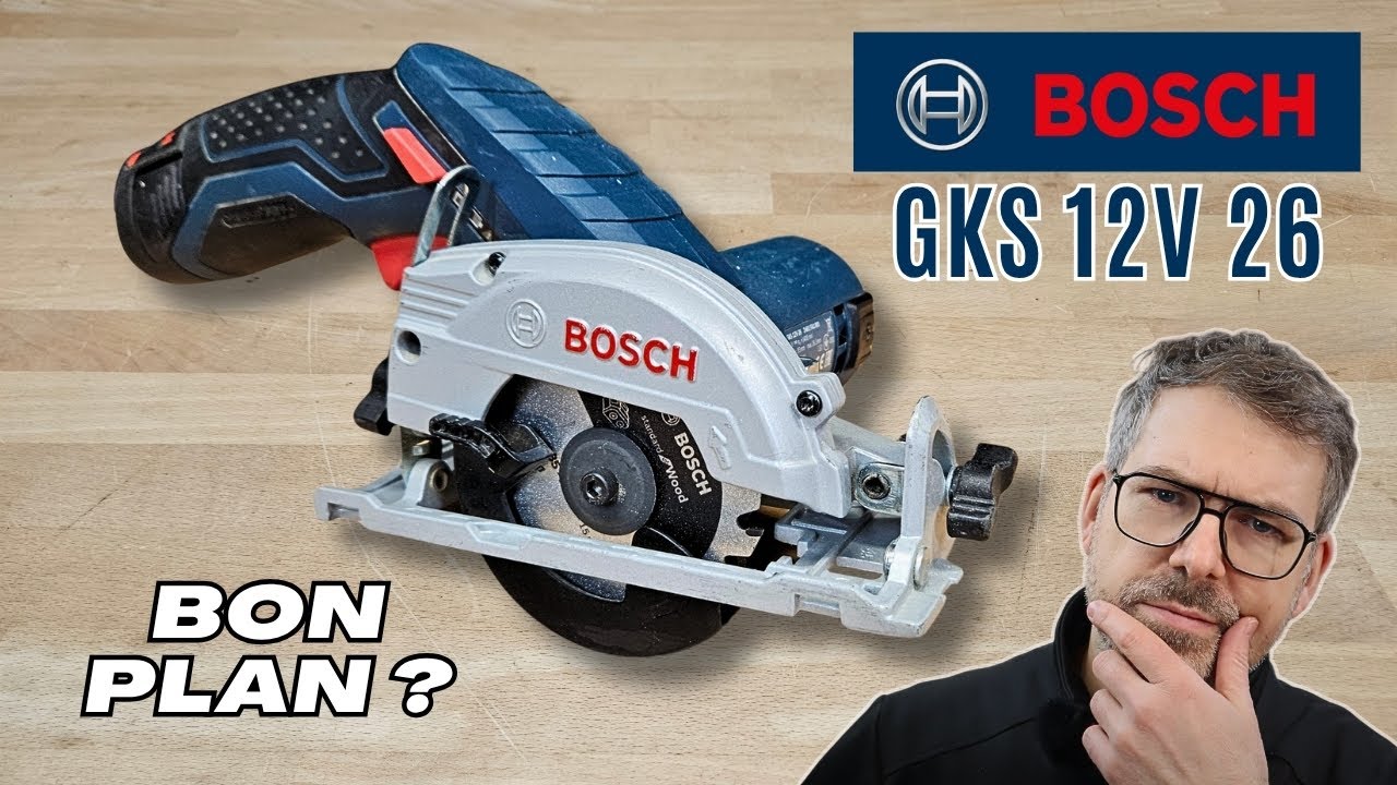 Mini scie circulaire Bosch Pro GKS 12V 26 : TEST / AVIS