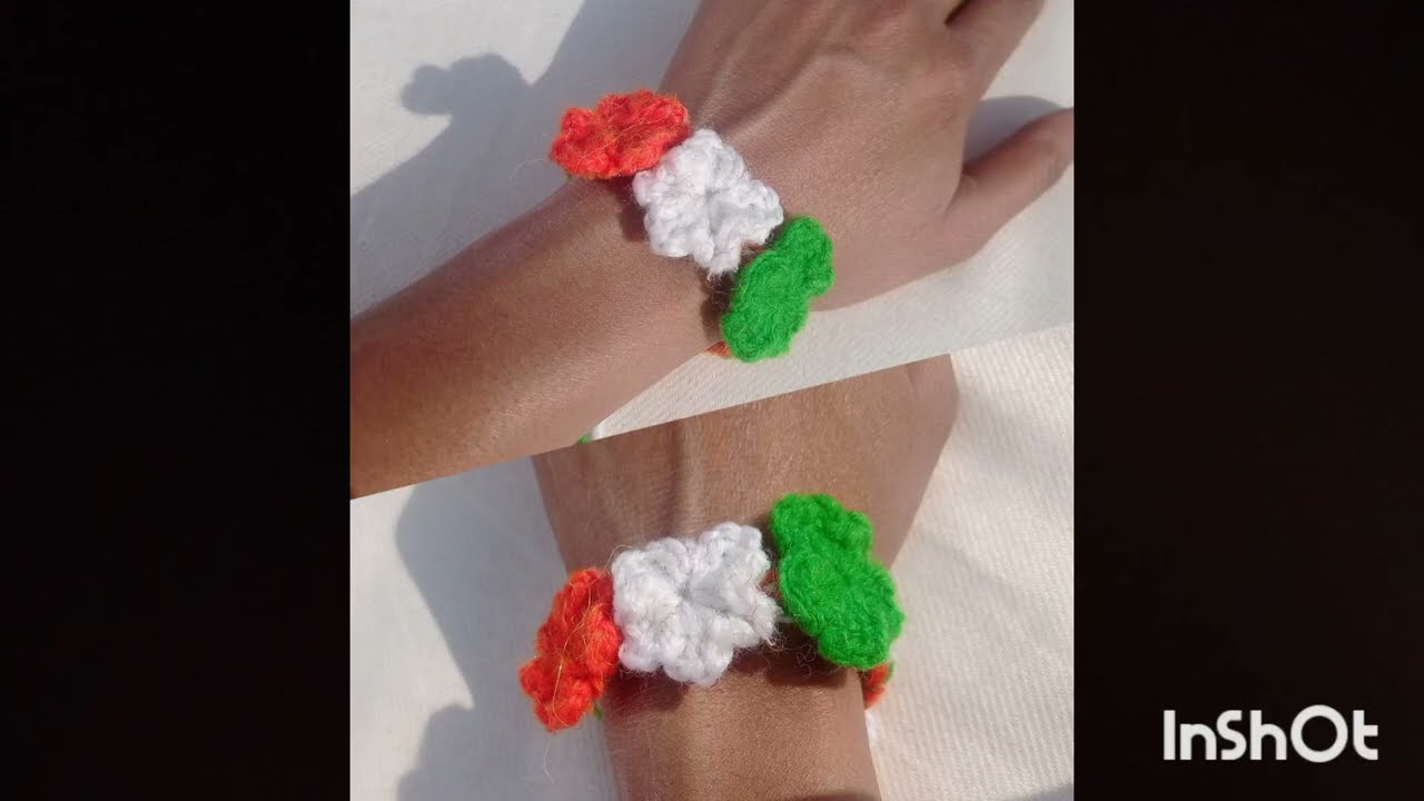 Tiranga coloured  Bracelet # Tiranga colour Bracelet # Bracelet 