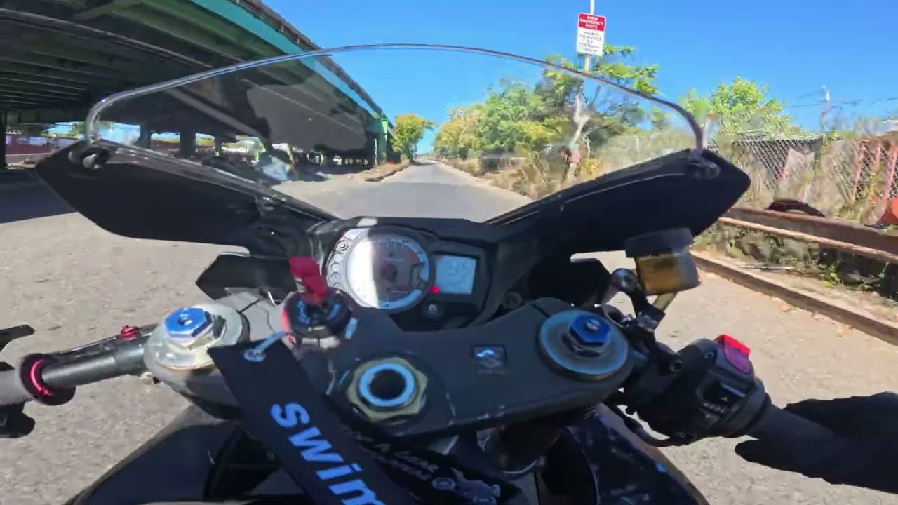 GSXR 600 POV| Late for work