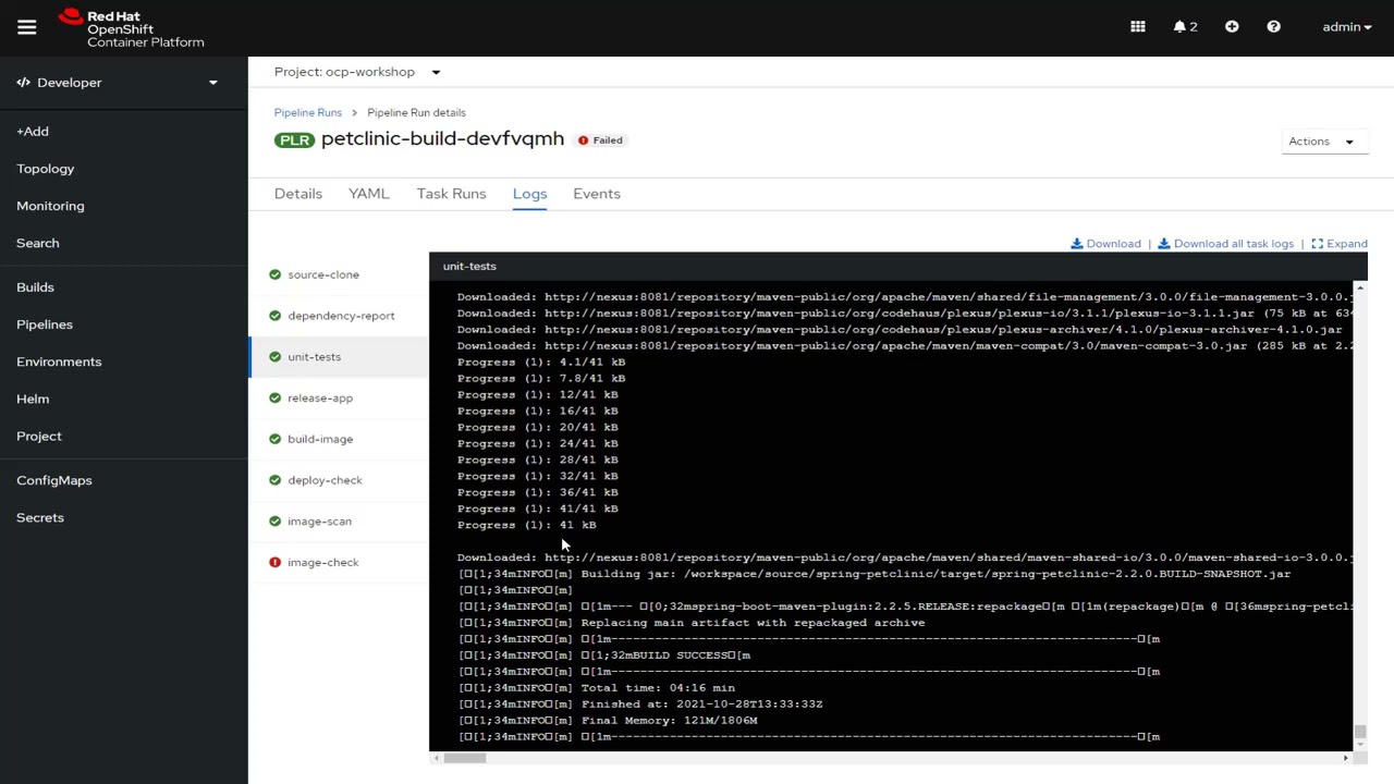 Security with Red Hat OpenShift for DevSecOps