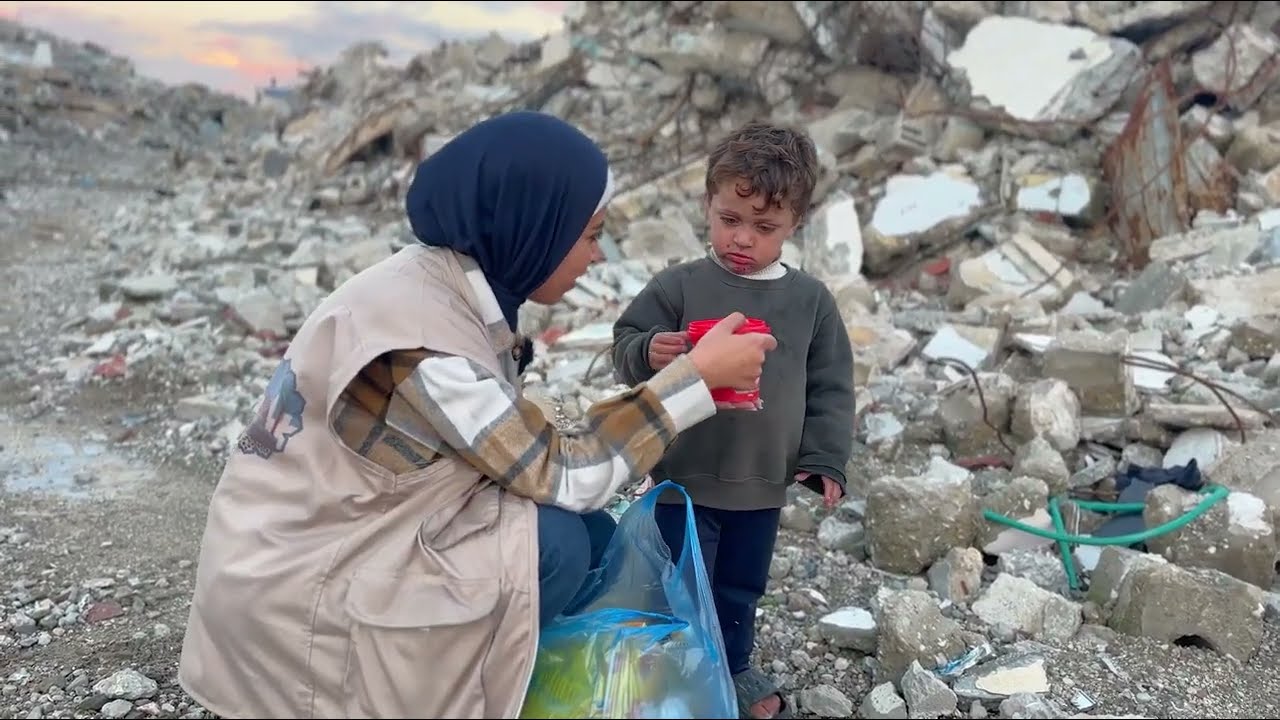 مشروع توزيع السلال الغذائية في رمضان - 🇲🇦🇵🇸 الجمعية المغربية لدعم الإعمار في فلسطين