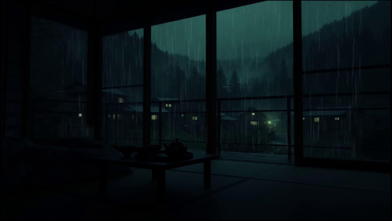 Soothing Rain & Distant Thunder for Deep Sleep | 12 Hour Thunderstorm Ambience