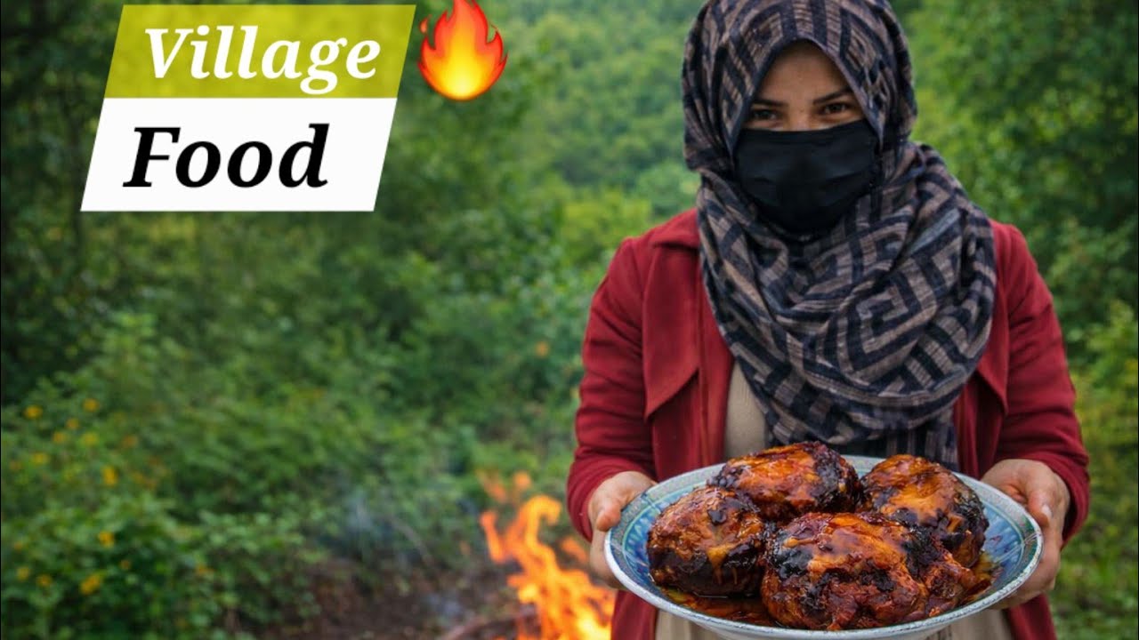 Village Life Cooking in Snow | Warm Food & Happy Moments
