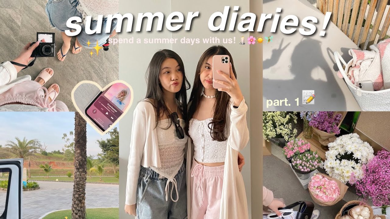 SUMMER DIARIES ♡ trip with fam to the beach, hotel tour, getting ready, game night 🌸🧚🏻‍♂️☀️・₊✧