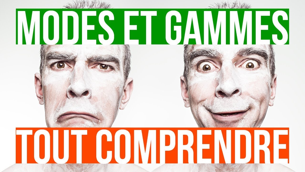COMPRENDRE les GAMMES et les MODES (la différence en 3 MINUTES chrono)