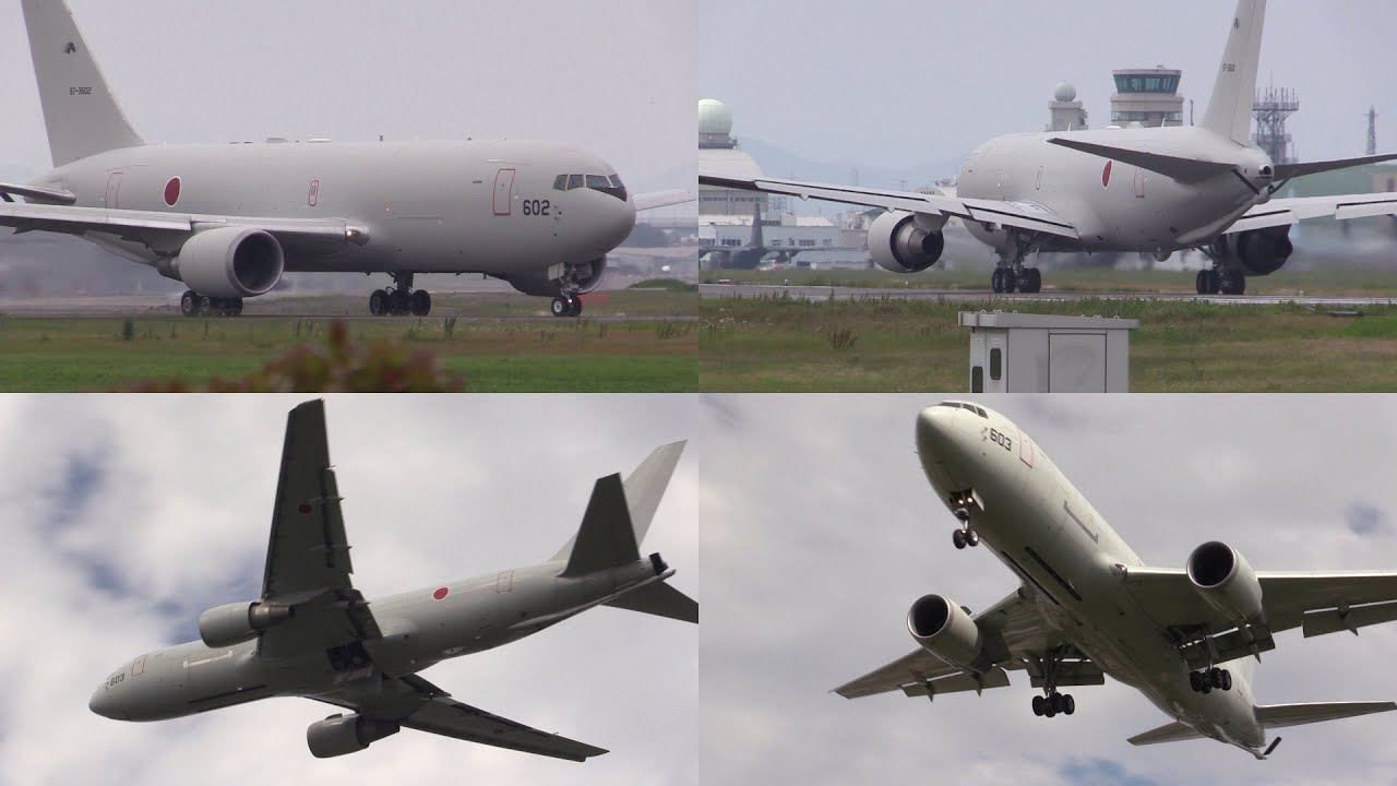 16/05/27 小牧基地 JSAD 404SQ KC-767 Take off & Landing at JASDF Komaki AB