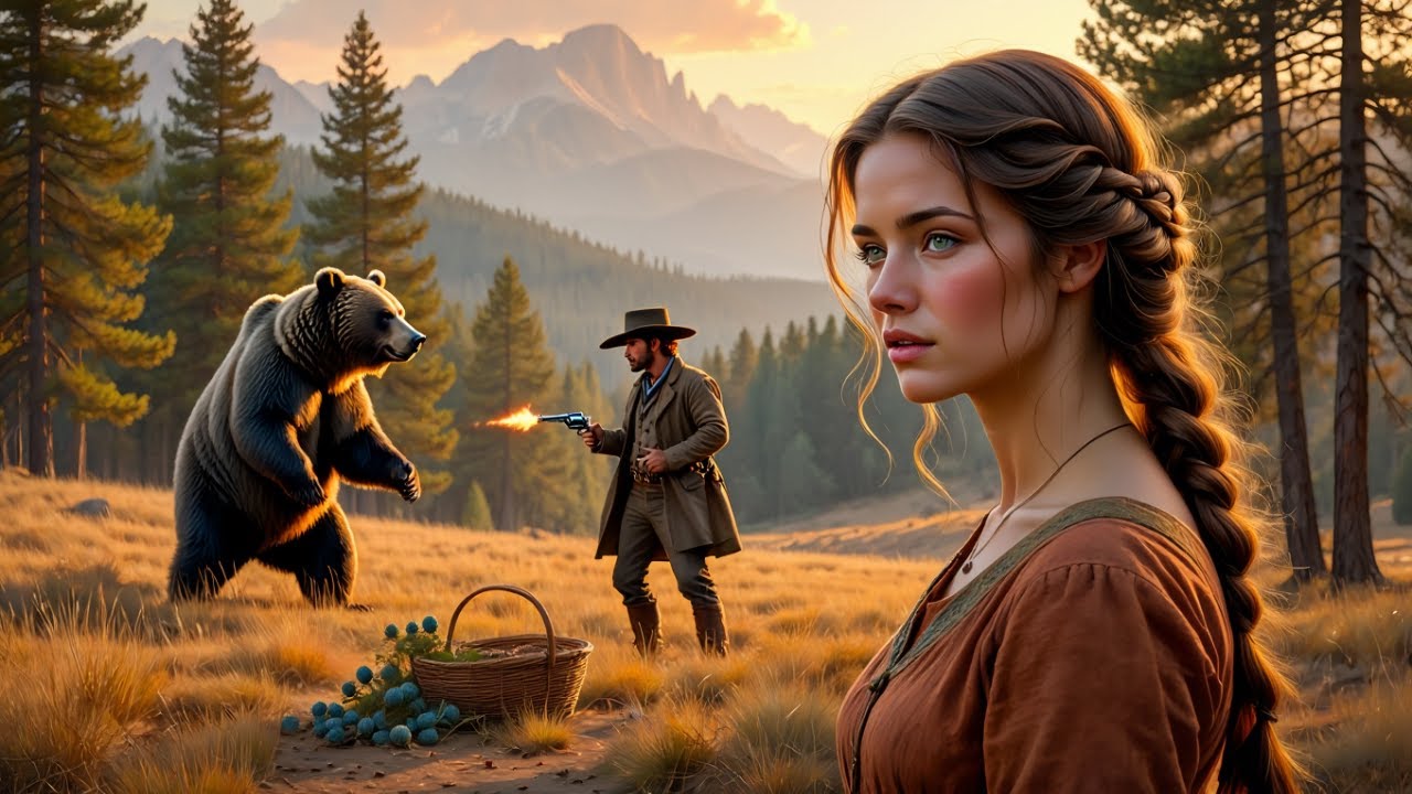 Le cow-boy la sauva d’un ours… elle promit : «Je te rendrai la vie» Et un an plus tard…