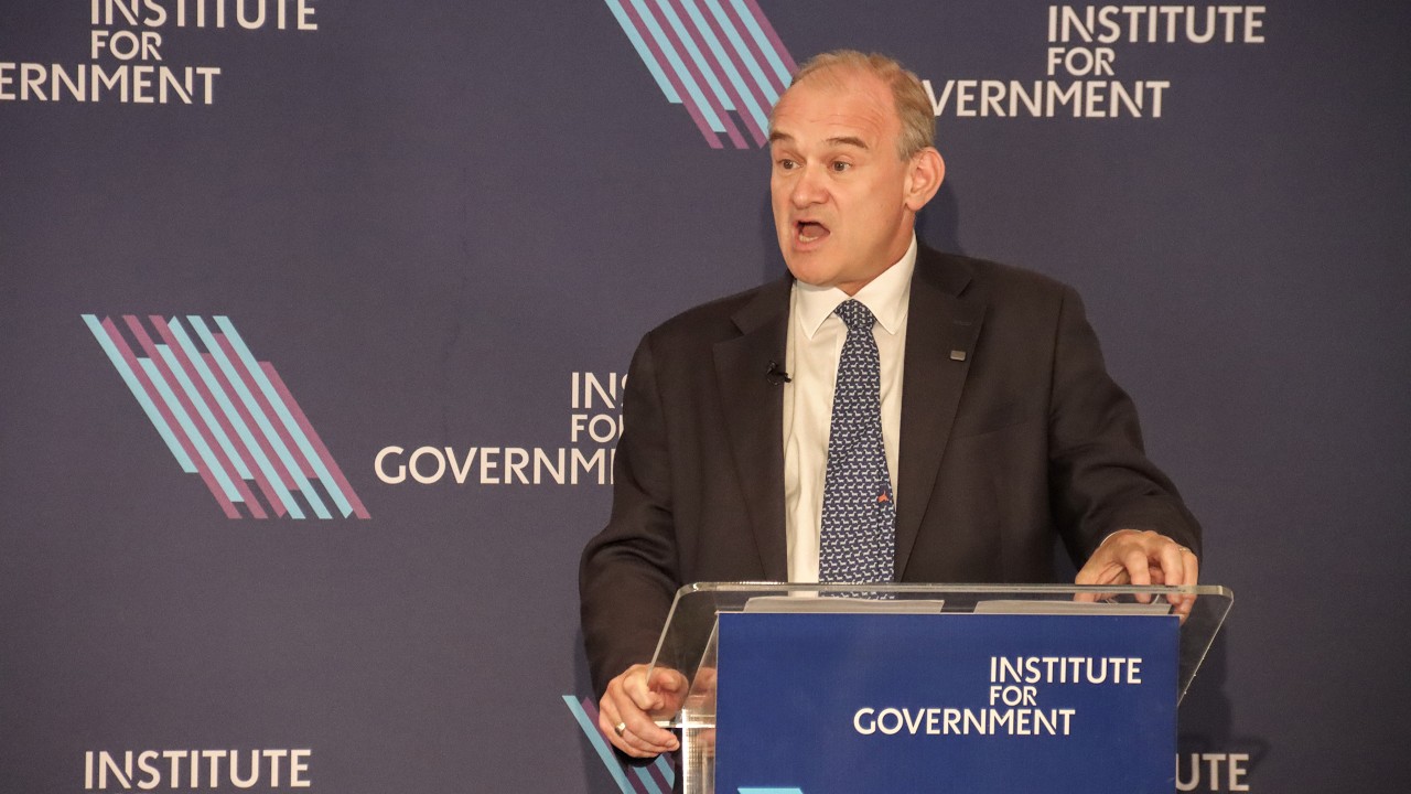 In conversation with Sir Ed Davey MP, Leader of the Liberal Democrats