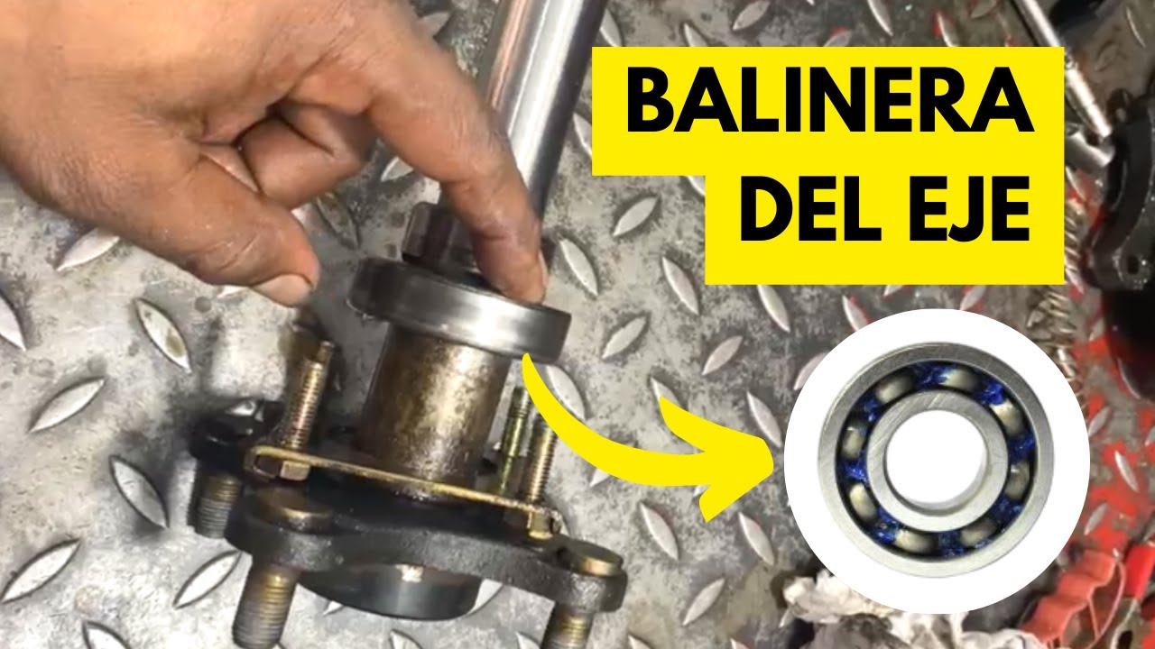 Como Cambiar La BALINERA Del EJE FACIL 👉 MOTO CARGUERO