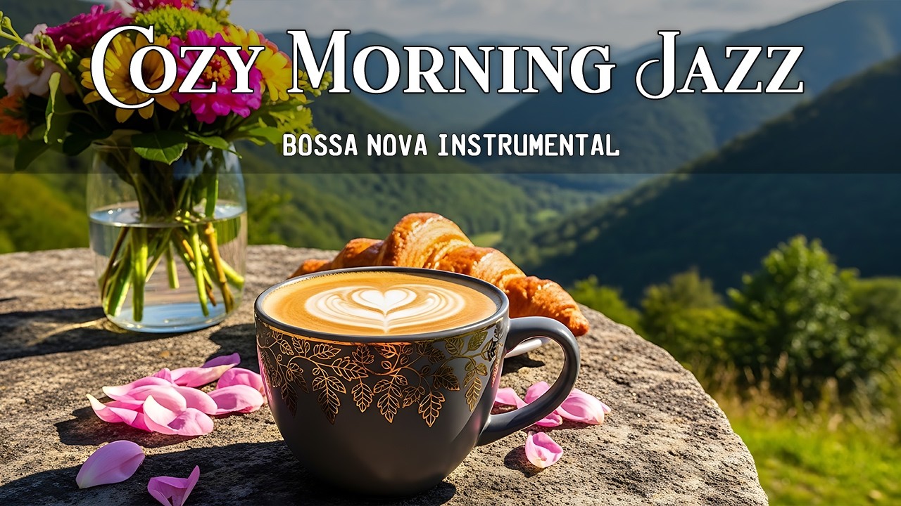 Cozy Morning Jazz Cafe – Gentle Bossa Nova Ambience for Calm Focus and Relax Time
