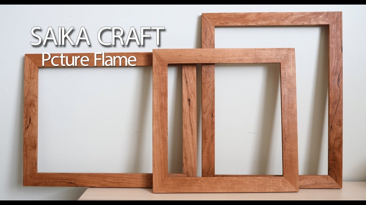 Simple Picture Frame Making Step by step 【DIY】写真の額縁のシンプルな作り方