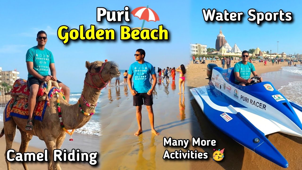 Golden Sea Beach Puri⛱️ || Puri Sea Beach Food Market || Hotel In Puri Sea Beach @VibinSoumya 
