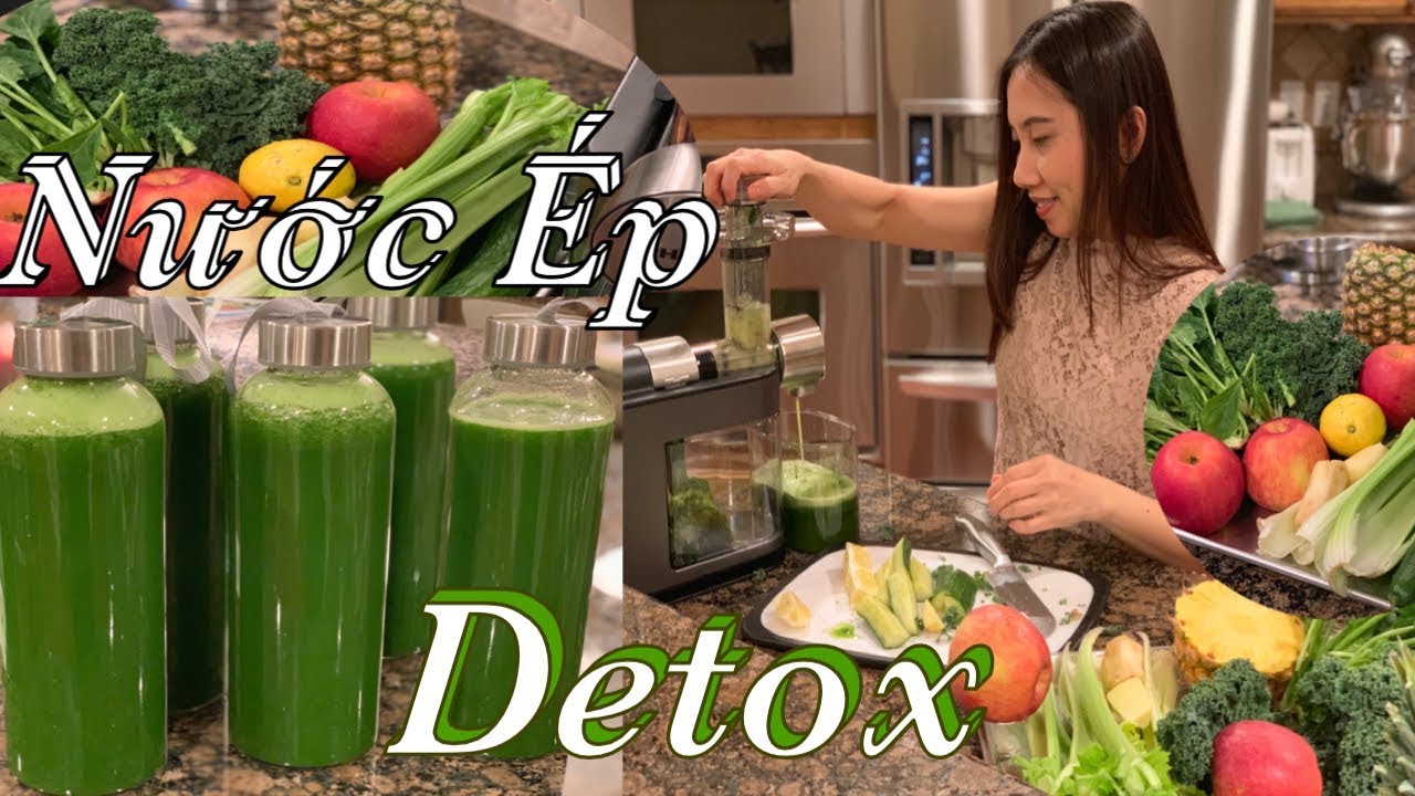Nước Ép Rau Xanh - Cách ép rau xanh và trái cây rất tốt cho sức khoẻ - Rau Xanh Detox