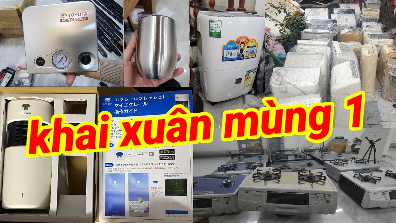 Khai xuân mùng 1 tết, bếp ga, lọc khí, hút ẩm, đủ các loại, tặng chi ân trực tiếp