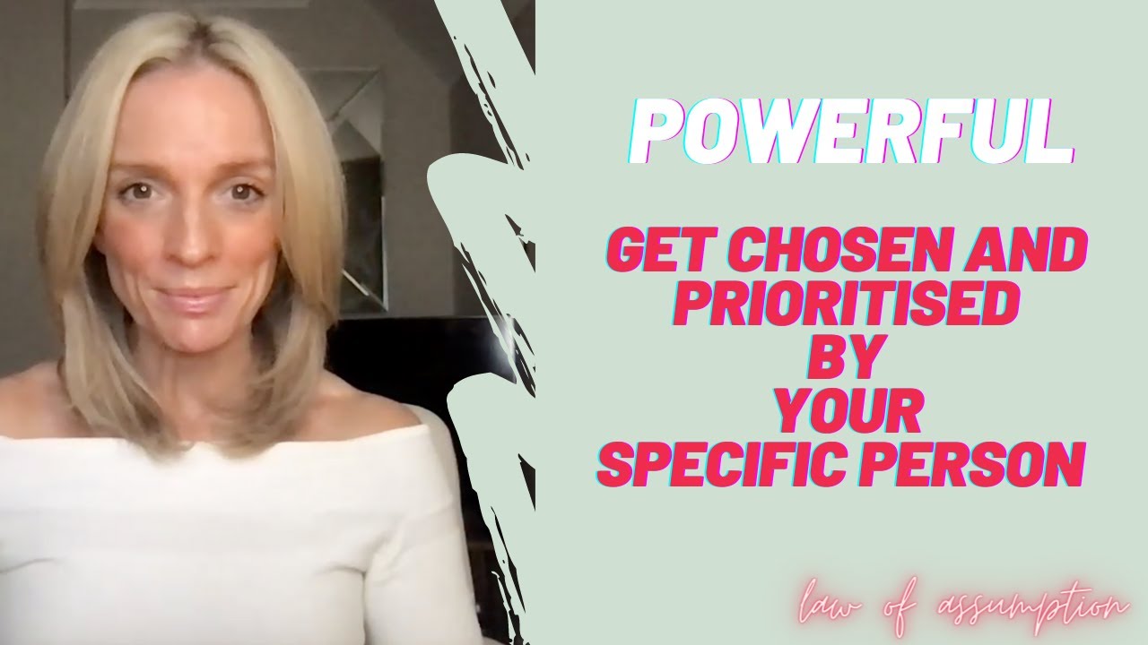 BE THE ONE THAT IS CHOSEN AND PRIORITISED BY YOUR SPECIFIC PERSON - POWERFUL
